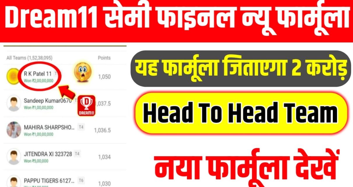 Semifinal Dream11 1st Rank Winning Ninja Formula: इस फार्मूला से बनाएं सेमीफाइनल का मजबूत dream11 टीम, 100% सफलता होगी