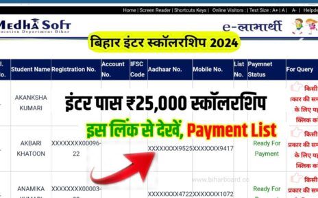 BSEB Bihar Board 10th 12th Pass Scholarship 2024 Payment Status Check : मैट्रिक इंटर पास विद्यार्थियों के खाते में स्कॉलरशिप का पैसा अभी-अभी भेजा गया, जल्दी से चेक कर लो अपना अकाउंट