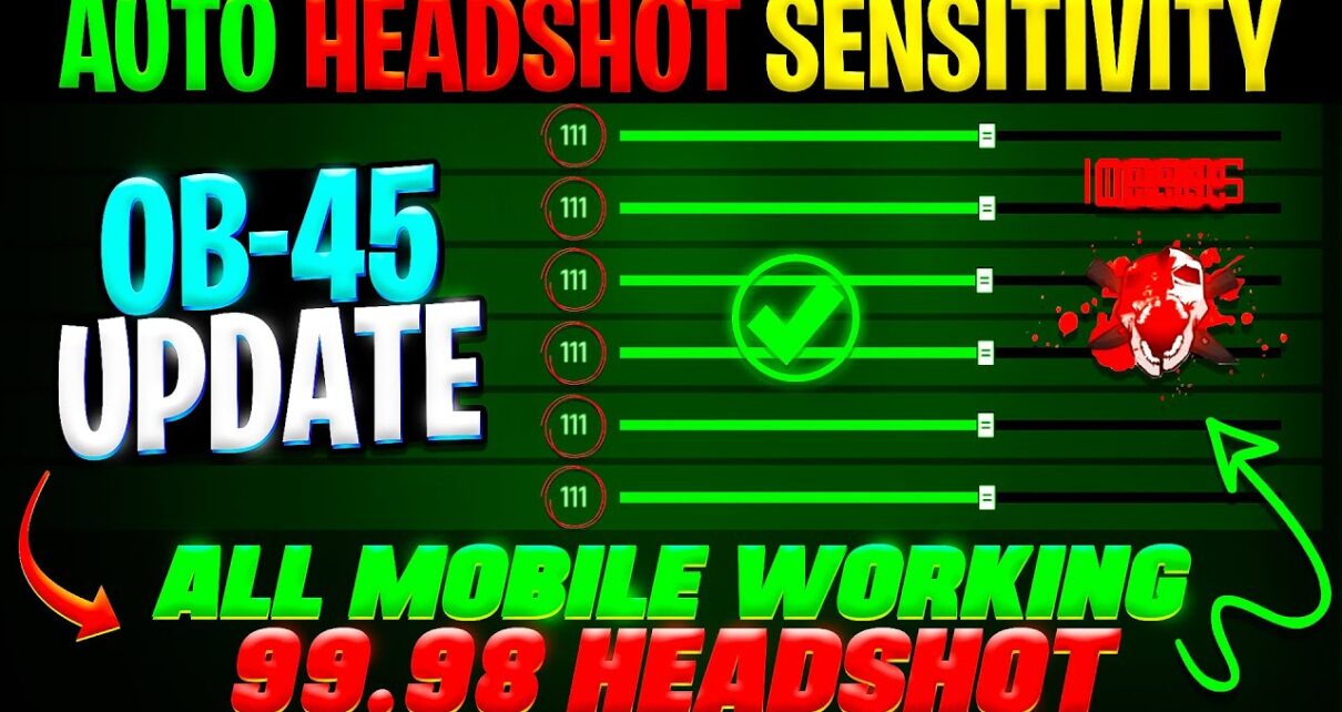 Free Fire Best Headshot Setting : इस तरह बढ़िया सेंसिटिविटी सेटिंग आप सभी फ्री फायर खिलाड़ियों को कहीं पर नहीं मिलेगा एक बार इस्तेमाल करके देखो।