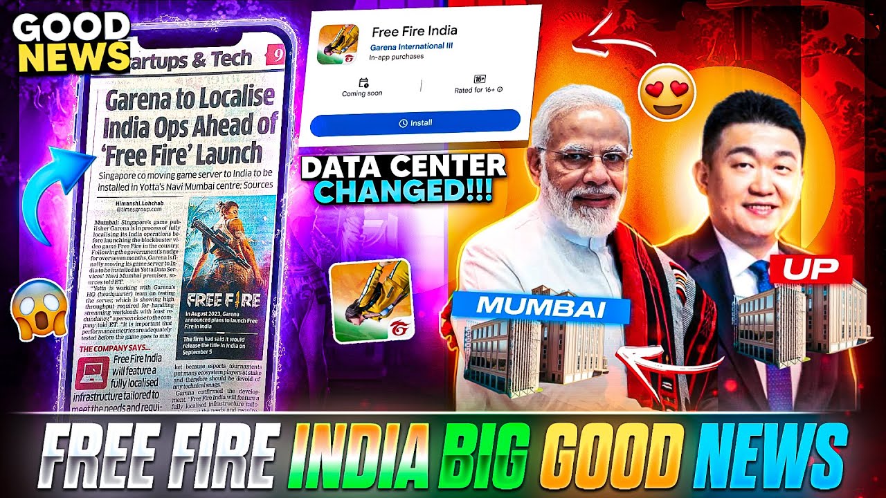 Free Fire India Launch Date Confirm: लो आ गया फ्री फायर इंडिया Indian Server पर देखें लांच होने की नई डेट व अपडेट