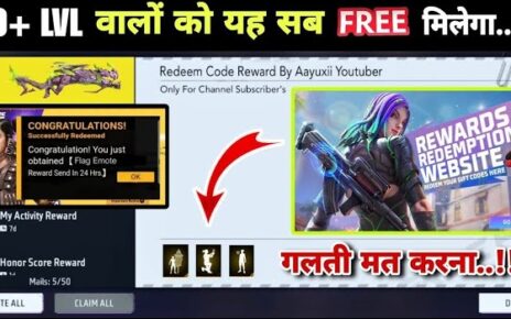 Free Fire New Redeem Code List : फ्री फायर मैक्स में ढेर सारा डायमंड आज क्लेम करें, मिल गया आज का नया रिडीम कोड