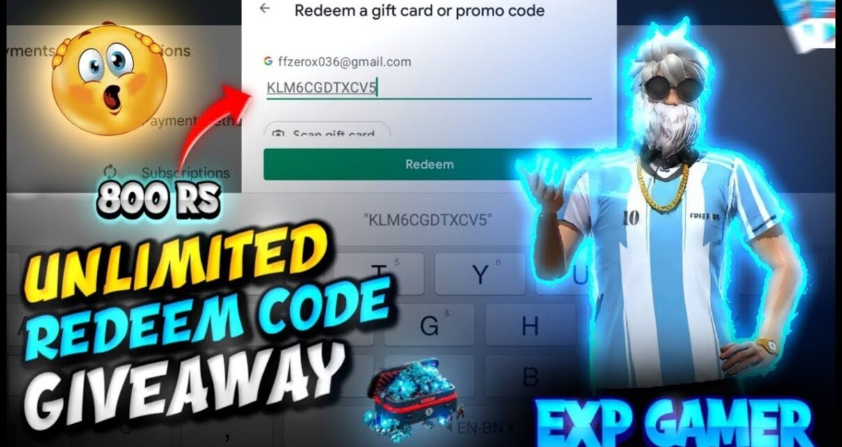 Garena Free Fire Best Redeem Code Apply Now: आज का सबसे बेहतरीन Free Fire Redeem Code मिलेंगे ढेर सारा डायमंड जल्दी से करें क्लेम