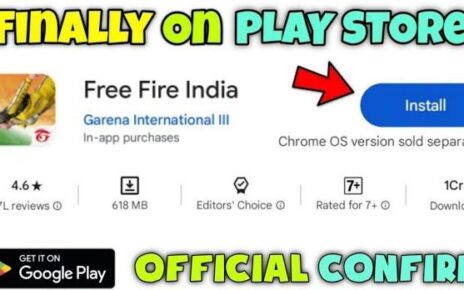 Free Fire India Release Date Confirm : फ्री फायर इंडिया कब गूगल प्ले स्टोर पर रिलीज होगा यहां से देखे आज का Latest Update