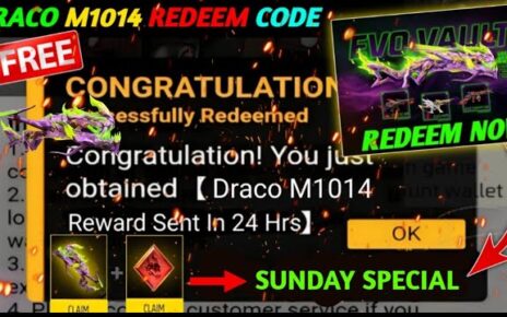 Free Fire Max Today 22-24 September New Redeem Code Active : आ गया आज का सबसे बेहतरीन रिडीम कोड, मिल रहे ढेर सारे रिवार्ड जल्दी से करें क्लेम