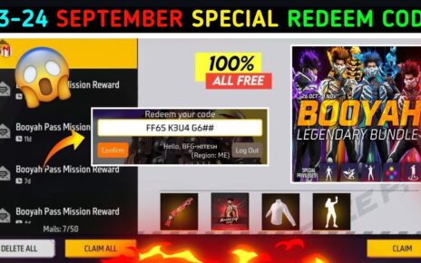 New Free Fire Redeem Code : फ्री फायर नया रिडीम कोड अभी-अभी जारी, जल्द करें क्लेम