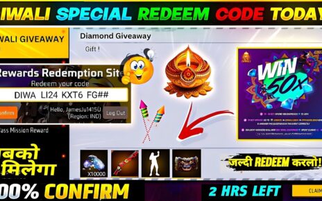 FREE FIRE NEW REDEEM CODE CLAIM NOW: आ गया फ्री फायर का सबसे बेहतरीन रिडीम कोड जल्दी से कर लो क्लेम नहीं तो छूट जाओगे