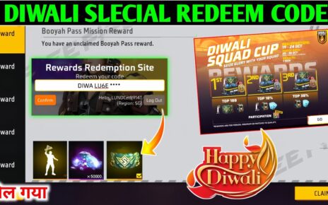 Free Fire Max Redeem Code For 21 October 2024: 21-25 अक्टूबर का फ्री फायर रिडीम कोड प्राप्त करें इस दिवाली के अवसर पर